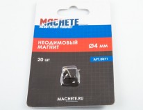 Machete 0071 Неодимовый магнит 4 мм, 20 шт