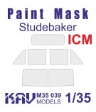 KAV Models M35 039 Окрасочная маска на остекление Studebaker ICM