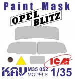 KAV Models M35 052 Окрасочная маска на остекление Opel Blitz ICM