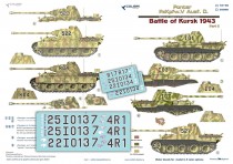 Colibri Decals 72158 Pz.Kpfw.V Panter Ausf. D   Battle of Kursk1943 - Part II