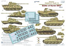 Colibri Decals 72159 Pz.Kpfw.V Panter Ausf. D   Battle of Kursk1943 - Part III