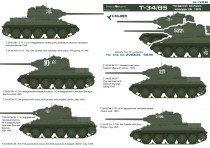 Colibri Decals 72038 Т-34/85 (специально для модели T-34 Звезда 5039)