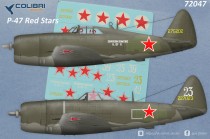 Colibri Decals 72047 P-47 Красные Звезды