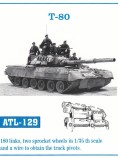 Friulmodel ATL-129 Metal Track for Soviet Tank T-80