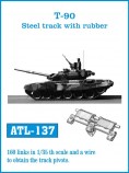 Friulmodel ATL-137 T-90 Steel Track with Rubber 1/35