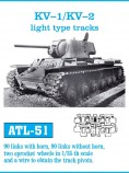 Friulmodel ATL-51 KV-1 / KV-2 light type tracks, 1/35