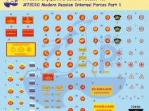 New Pengiun Decals 72010 Внутренние войска России (Russian Internal Forces markings)