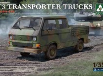 Takom 2014 1/35 Bundeswehr T3 Transporter Truck (Double Cab)