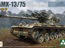 Takom 2038 1/35 French Light Tank AMX-13/75 with SS-11 ATGM 2 in 1