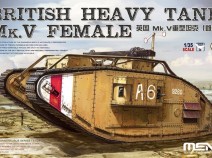 MENG TS-029 British Heavy tank Mk.V FEMALE
