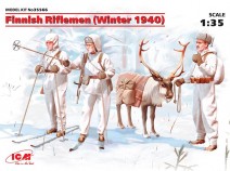 ICM 35566 Фигуры Финские пехотинцы (зима 1940 г.)