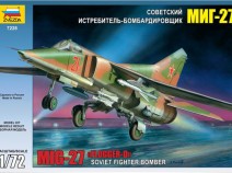 Звезда 7228 Сборная модель МиГ-27 1/72