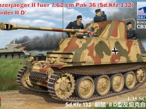 Bronco CB35097 Panzerjaeger II fuer 7.62 cm PaK 36 (Sd.Kfz. 132) Marder II D 1/35