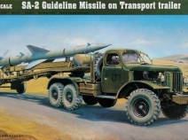 Trumpeter 00204 SA-2 Guindeline Missile on Transport trailer 1/35