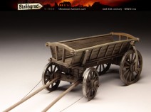 Stalingrad S-3010 Ukrainian farmer cart Mid XIX century 1/35
