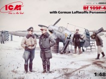 ICM 48804 Bf 109F-4 with German Luftwaffe Personnel