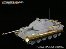 Voyager PE35234 WWII German King Tiger (Porsche Turret) (For DRAGON Kit) 1/35