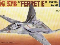 Italeri 162 Самолет MiG 37B Ferret E, 1/72