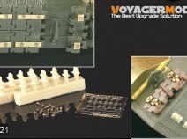 Voyager PEA221 WWII Russian Spare Track Holders for JS Heavy Tank Series (18 pcs) (For All) 1/35