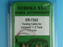 Eureka XXL ER-7202 Towing cable for modern NATO Tanks (Leopard 1/2) 1/72