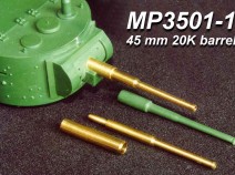 Model Point 3501-1 45 мм ствол 20K 1934г. 1/35
