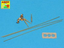 ABER R-33 Set of Aerials for Russian Tanks x 3 pcs. Like: T-34, T-55, T-62, T-72 and other. 1/35