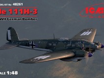 ICM 48261	He 111H-3, Германский бомбардировщик ІІ МВ