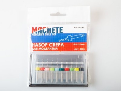 Machete MA0023 Набор сверл для моделизма 0,6-1,5 мм