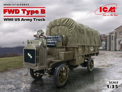 ICM 35655 FWD Type B, грузовик армии США I МВ
