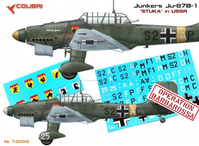 Colibri Decals 72059 Junkers Ju 87B-1 Stuka в СССР