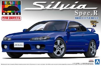 Aoshima 00862 Nissan Silvia Spec.R (Brilliant Blue) ДЕТАЛИ ОКРАШЕНЫ!!!