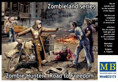 MasterBox MB35175 Охотник на зомби - дорога к свободе. Серия Zombieland.