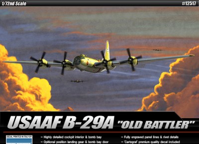 Academy 12517 USAAF B-29A Old Battler