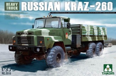 Takom 2016 Russian KrAZ-260 Heavy Truck