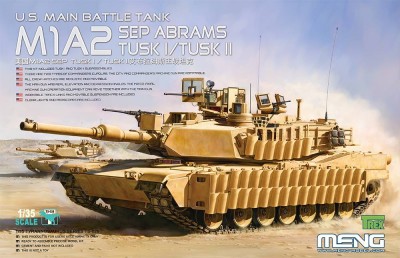 MENG TS-026 M1A2 SEP Abrams TUSK I/TUSK II