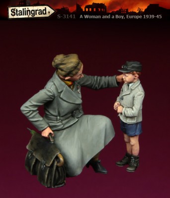 Stalingrad S-3141 Женщина и мальчик