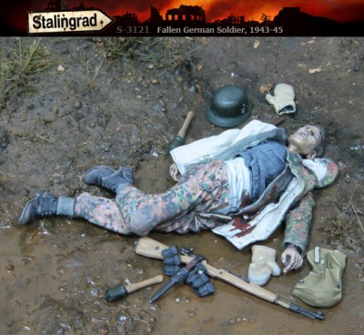 Stalingrad S-3121 Убитый немецкий солдат
