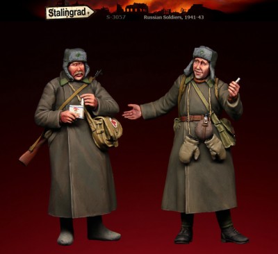 Stalingrad S-3057 Советские солдаты (зима)