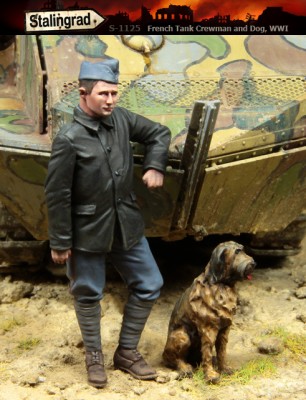 Stalingrad S-1125 Французский танкист с собакой, ПМВ