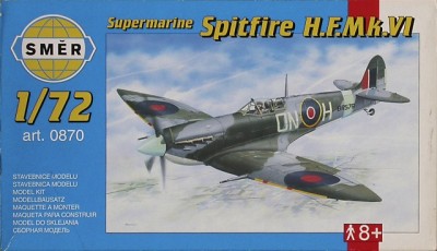 Smer 0870 самолёт Supermarine Spitfire H.F.MK.VI (1:72)