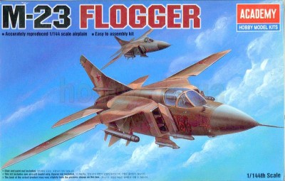 Academy 12614 самолет MiG-23 FLOGGER (1:144)
