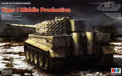 Rye Field Models RM-5010 1/35 Sd.Kfz. 181 Pz.kpfw.VI Ausf. E Tiger I Middle Production W/ Full Interior