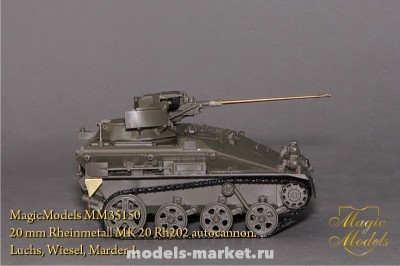 Magic Models MM35150 20 mm Rheinmetall MK 20 Rh202 autocannon. Luchs, Wiesel, Marder