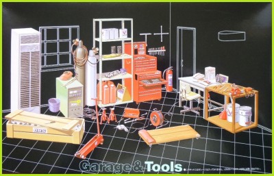 Fujimi 11032 Garage & Tools Set