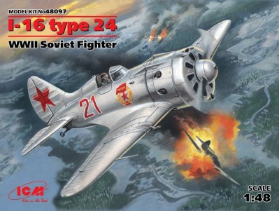 ICM 48097 Советский истребитель И-16 тип 24