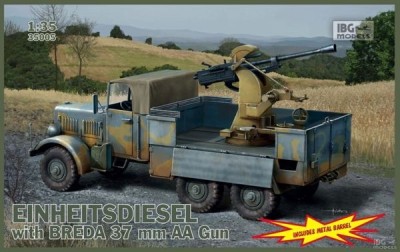 IBG 35005 EINHEITS DIESEL with 3,7 Breda Gun
