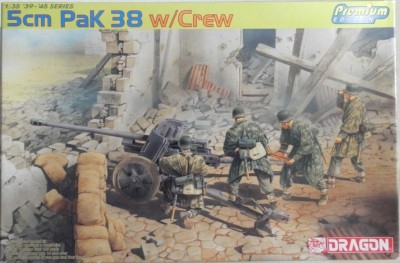 Dragon 6444 5cm Pak 38 w/Crew 1/35
