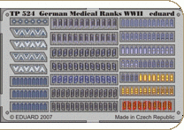 Eduard TP524 German Medical Ranks WWII 1/35