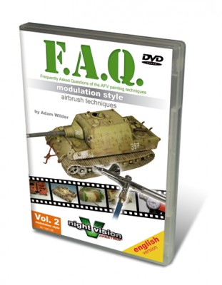 MIG NV1001-08  F.A.Q. Vol.2 «DVD Modulation Style. Airbrush techniques. DVD by Adam Wilder»