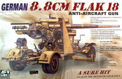 AFV club AF35088 8.8cm Flak 18 Anti-aircraft gun 1/35